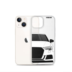 White B9 Audi S3 - iPhone Case