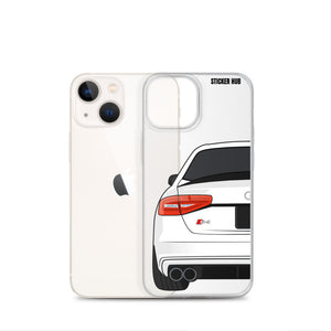 White B8.5 Audi S4 - iPhone Case