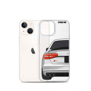 Silver B8.5 Audi S4 - iPhone Case