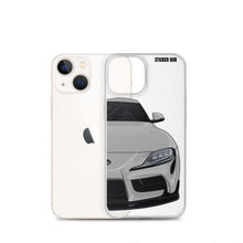 Load image into Gallery viewer, Silver MKV Toyota Supra - iPhone Case