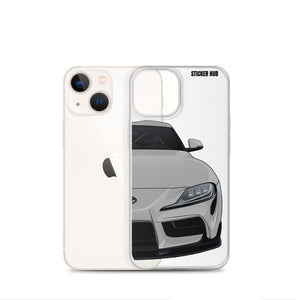 Silver MKV Toyota Supra - iPhone Case