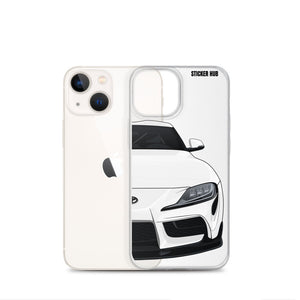 White MKV Toyota Supra - iPhone Case