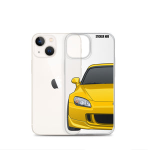 Yellow Honda S2000 - iPhone Case