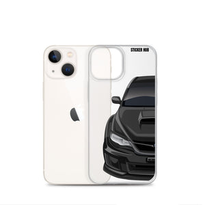 Black 09-14 Subaru WRX STI - iPhone Case