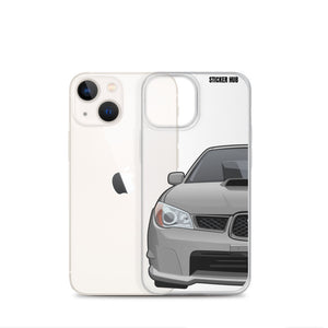 Crystal Grey 06-07 Subaru WRX STI - iPhone Case