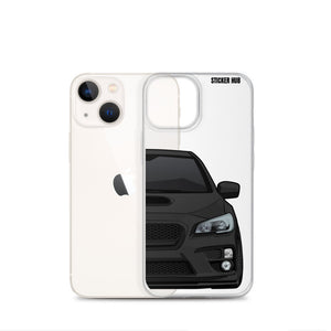 Black 15-17 Subaru WRX STI - iPhone Case