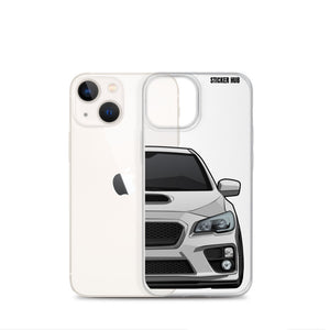 Silver 15-17 Subaru WRX STI - iPhone Case