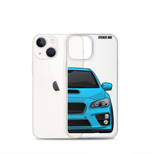 Load image into Gallery viewer, Hyper Blue 15-17 Subaru WRX STI - iPhone Case