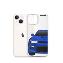 Load image into Gallery viewer, Hyper Blue 6th Gen Camaro SS - iPhone Case