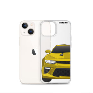 Yellow 6th Gen Camaro SS - iPhone Case