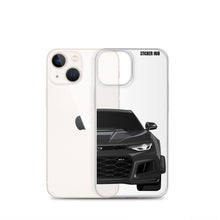 Load image into Gallery viewer, Black 6th Gen Camaro ZL1 1LE - iPhone Case