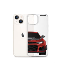 Load image into Gallery viewer, Garnet Red 6th Gen Camaro ZL1 1LE - iPhone Case