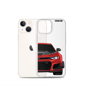 Red Hot 6th Gen Camaro ZL1 1LE - iPhone Case