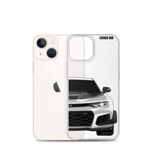 Load image into Gallery viewer, Silver 6th Gen Camaro ZL1 1LE - iPhone Case