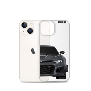 Gray 6th Gen Camaro ZL1 1LE - iPhone Case