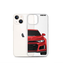 Load image into Gallery viewer, Red Hot 6th Gen Camaro ZL1 - iPhone Case