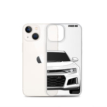 Load image into Gallery viewer, White 6th Gen Camaro ZL1 - iPhone Case