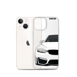 White BMW F80 - iPhone Case