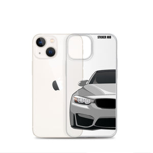 Silver BMW F80 - iPhone Case