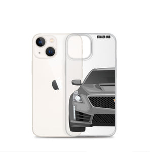 Silver Cadillac CTS-V - iPhone Case