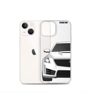 White Cadillac CTS-V - iPhone Case