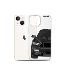 Load image into Gallery viewer, Black 15-17 Mustang 5.0 - iPhone Case