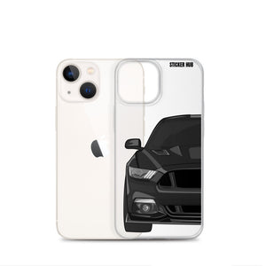 Black 15-17 Mustang 5.0 - iPhone Case