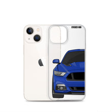 Load image into Gallery viewer, Deep Impact Blue 15-17 Mustang 5.0 - iPhone Case