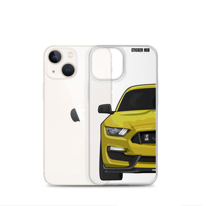 Yellow Mustang GT350 - iPhone Case