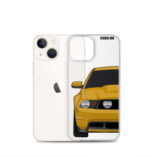 Load image into Gallery viewer, Yellow 11-12 Mustang 5.0 - iPhone Case