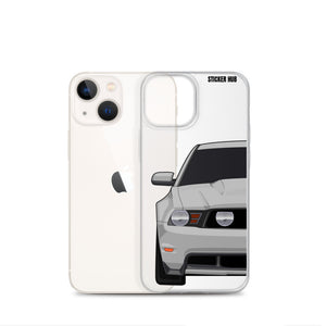 Silver 11-12 Mustang 5.0 - iPhone Case