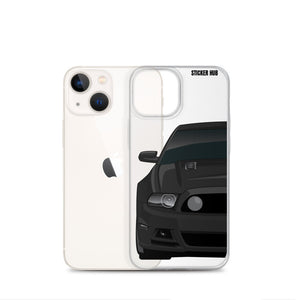 Black 13-14 Mustang 5.0 - iPhone Case