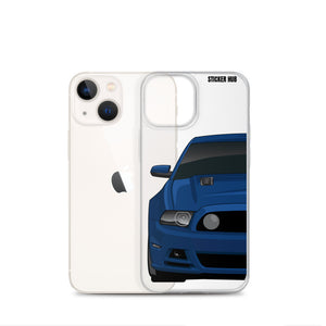 Kona Blue 13-14 Mustang 5.0 - iPhone Case