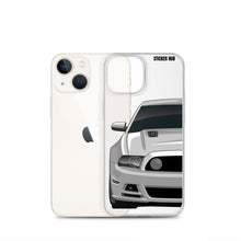 Load image into Gallery viewer, Silver 13-14 Mustang 5.0 - iPhone Case