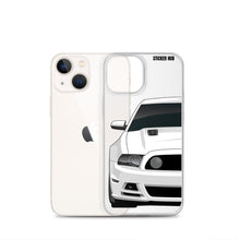 Load image into Gallery viewer, White 13-14 Mustang 5.0 - iPhone Case