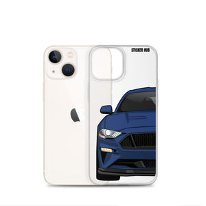 Kona Blue 18-21 Mustang 5.0 - iPhone Case