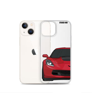 Torch Red C7 Corvette Z06 - iPhone Case