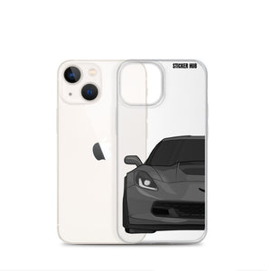 Gray C7 Corvette Z06 - iPhone Case