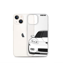 Load image into Gallery viewer, White C6 Corvette Z06 - iPhone Case