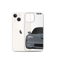 Load image into Gallery viewer, Cyber Gray C6 Corvette Z06 - iPhone Case