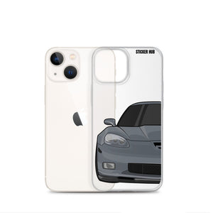 Cyber Gray C6 Corvette Z06 - iPhone Case