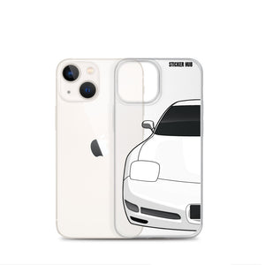 White C5 Corvette Z06 - iPhone Case