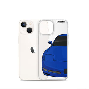 Electron Blue C5 Corvette Z06iPhone Case