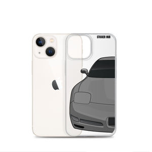 Pewter Gray C5 Corvette Z06 - iPhone Case