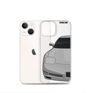 Silver C5 Corvette Z06 - iPhone Case