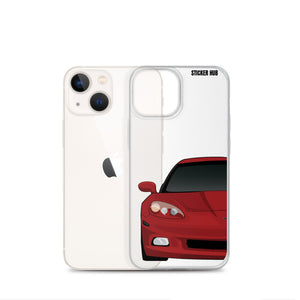 Monterey Red C6 Corvette - iPhone Case