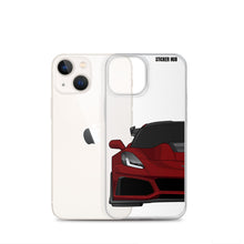 Load image into Gallery viewer, Long Beach Red C7 Corvette Zr1 - iPhone Case