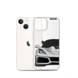 Silver C7 Corvette Zr1 - iPhone Case