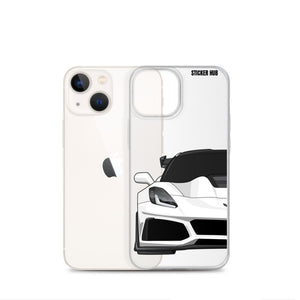 White C7 Corvette Zr1 - iPhone Case