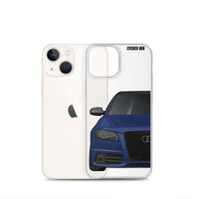 Load image into Gallery viewer, Estoril Blue B8 Audi S4 - iPhone Case